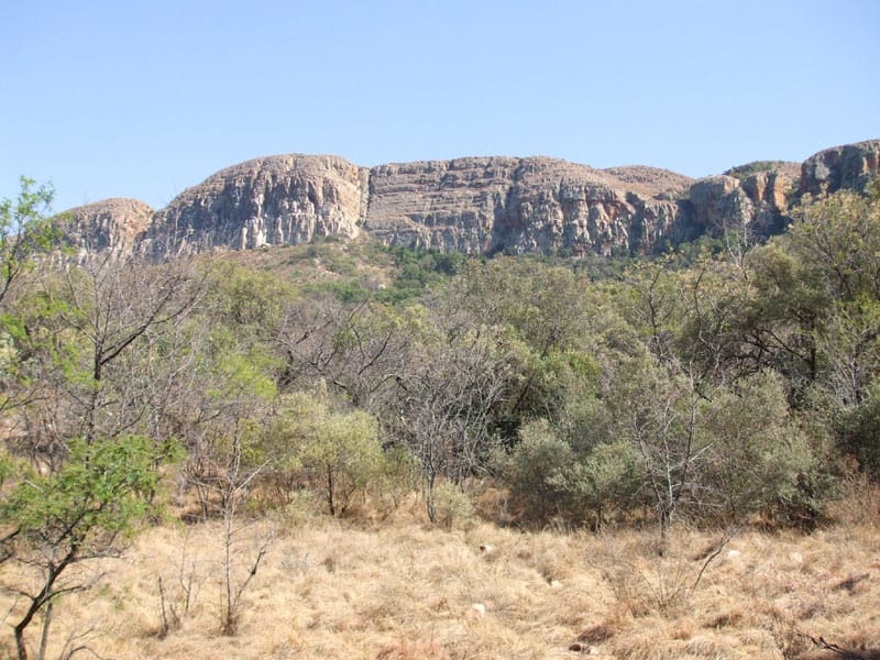 Montagnes du Magaliesberg en Afrique du Sud