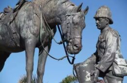 Le mémorial du cheval en Afrique du Sud