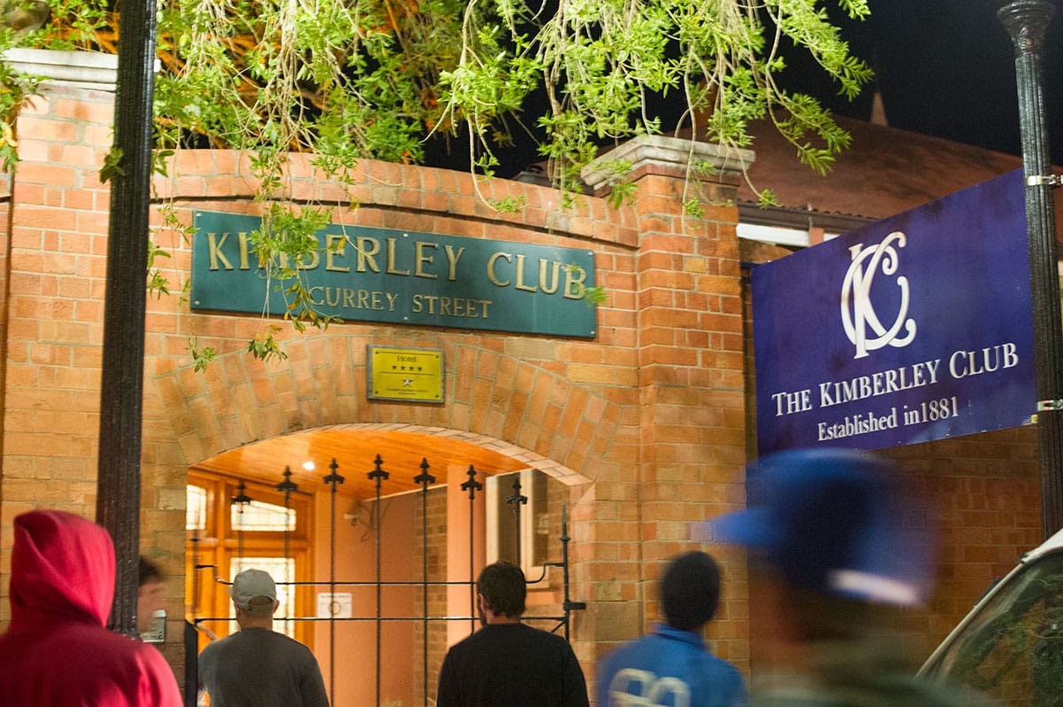 Kimberley Club, entrée