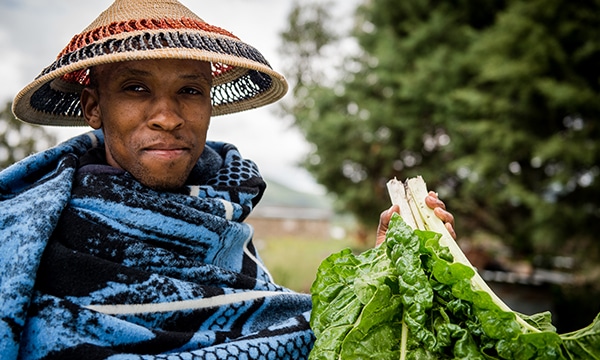 Homme paysan basotho
